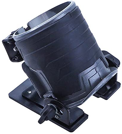 Trimmer Base 65mm Trimmer Router Base -30°-45° Multi-Angle Tilt Base for Stitch Sewing Machines with Adjustable Threads Tilt Trimmer Base with Adjusting Screws -30°-45° Multi-Angle Trimmer Router