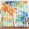 Qiqumax Palmenblätter Gardinen Verdunklungsgardine Grüne Tropische Pflanze Blume Muster Vorhänge Monstera Und Palmblätter Digitaldruck Verdunkelungsvorhänge (1,280x180cm(BxH)/ 140x180cmx2)