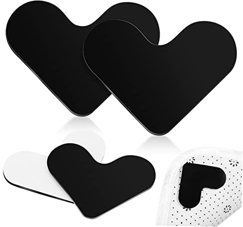 RORPOIR 2 Sets Herzförmige Teppichaufkleber Für Teppichunterlagen Bänder Teppichunterlagen Griers Für Hartholzböden 4 Stück * 2