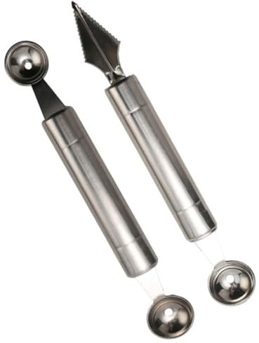 Cabilock Cucharas Para Hacer Bolitas De Fruta Cucharas Inoxidable Utensilios De Cocina Para Sandía