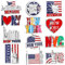 Konohan 12 Pcs New York Magnets for Refrigerator Metal NYC Fridge Magnet Magnetic New York Souvenirs USA Souvenirs Gifts Magnetic NYC Refrigerator Stickers, USA Flag, Statue of Liberty