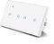 Smart Light Switch, 220V 10A WiFi Connected Touch Light Switch for Smart Homes, Voice Control for Alexa Voice, for Tuya, for Smart Life App, Smarts Wifi Switches(4 Gang-White)