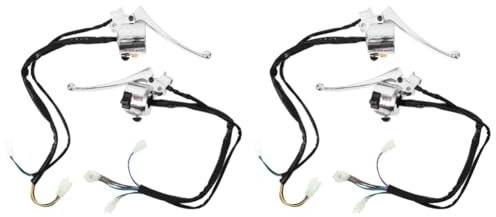 MUCKLILY 2paia Leva Frizione e Freno Con Interruttore Manopola Per Controllo e Velocità Facile Installazione Su Modelli Compatibili