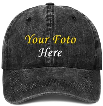 ERICAT personalisiert Cap personalisierte Basecap personalisiertes Baseball Cap Text selbst gestalten mit Foto/Namen Trucker Cap Kappe für Männer & Frauen