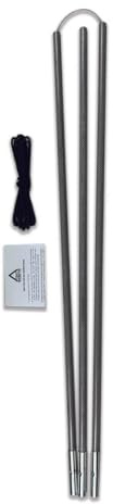 TentSpares - Outwell Oakland L Durawrap Duratec Tent Pole Repair Kit, Tent Pole Replacement, Tent Poles, Camping Essentials