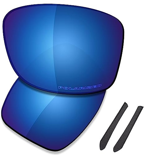 Saucer Premium Ersatzgläser für Oakley Jupiter Squared OO9135 Sonnenbrillen High Defense - Midnight Blue Polarisiert