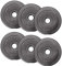 Bad Company Hantelscheiben 30/31 mm Kunststoff 7,5kg I Gewicht Set 6 x 1,25 kg I Gewichte für Langhantel und Kurzhantel