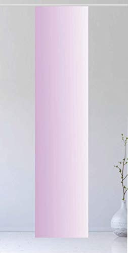 Flächenvorhang Farbverlauf Flieder L Ginkgo - Gr.60 x 245 cm toller Schiebevorhang - Schiebegardine - Pastellfarben
