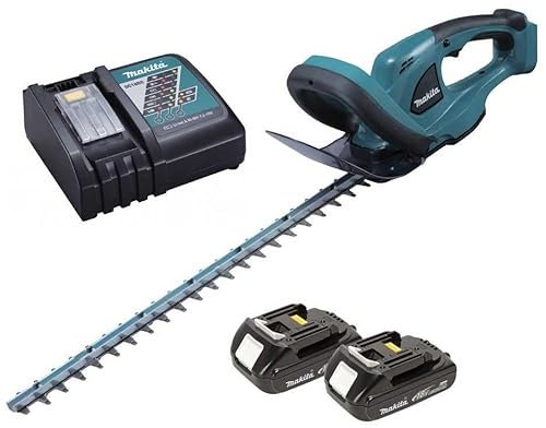 Makita DUH523 LXT 18v Li-Ion Cordless Hedge Cutter 52cm - 2 x Batteries Charger