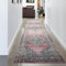 CARPETIA Teppich Outdoor Orientteppich Wohnzimmerteppich Ornamente in rosa Größe 80 x 300 cm