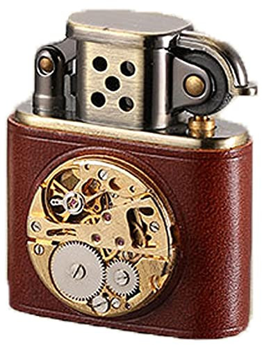 Feuerzeuge Kerosin Grill Gasanzünder Winddicht Feuerzeug Mini Stabfeuerzeug Gas Nachfüllbar Outdoor Altmodische,Brown