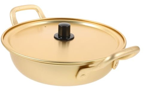 1stk Koreanischer Ramen-Topf Ramen-nudeltopf Ramen-Kochen Dampfgarer Topf Kochtopf Set Induktion Topf Und Pfannenset Topf Kochtöpfe Schmortopf Aluminium Suppentopf Mit Deckel