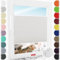 Schuette® Plissee ohne Bohren zum Kleben ● Premium Kollektion: A Way Home (Silber) ● 20x150cm (Breite x Höhe) ● Suprafix Faltrollo Klebehalterung ● Bequeme Rollo Montage inkl. Video