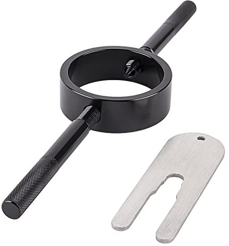 Amerbm Universal Motorcycle Fork Spring Compressor Tool Kit Works with Most Upside Down Streetbike & Motorcycle Forks