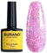 BURANO Glitter Gel Nail Polish, LED UV Nail Gel Shimmer Holographic Effect Soak off Gel Curing Required, No Chip Gel Polish Sparkle Chunky Gel Nail Salon Nail Art Design (Pink LP22)
