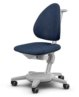 Moll Maximo Kinderschreibtischstuhl | mitwachsend & ergonomisch mit individuell Verstellbarer Sitzfläche und Rückenlehne | Drehstuhl ideal für Schulkinder | langlebig & hochwertig | Made in Germany