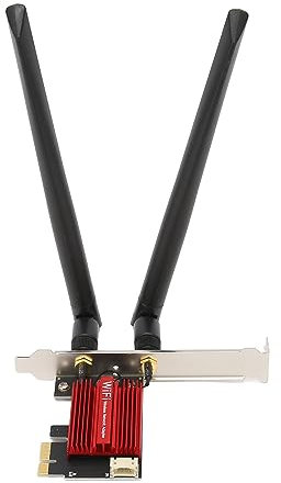 Dual Antennen WLAN Adapter PCIE X16, 2,4 GHz / 5 GHz, 1200 Mbit/s, WLAN Karte für Desktop PC