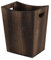MOOACE Holz-Mülleimer, kleiner Abfallkorb mit Griffen, rechteckiger Holz-Mülleimer, Recycling-Mülleimer für Schlafzimmer, Badezimmer, Küche, Büro