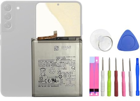 HIGHAKKU Batteria di ricambio EB-BS906ABY compatibile con Galaxy S22 Plus S22+ SM-S906 con strumenti