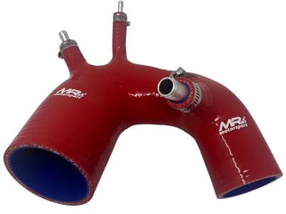 Manicotto intake aspirazione compatibile con abarth 500 ihi turbo MRMOTORSPORT (Rosso)