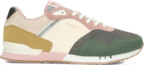 Pepe Jeans London Urbans grüne Turnschuhe
