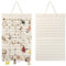 Zepitniy Organizer per Gioielli da Appendere - Porta Orecchini e Spille da Parete per Donna (Bianco)