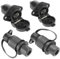ETUKER 2X Anhänger Stecker 3polig,2xAnhänger Steckdose Flach Dreipoliger Stecker Steckdose 12v Traktor 3pol