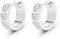 JETTE Damen-Creolen 925er Silber, recycelt 48 Zirkonia One Size 89137292