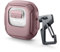 Dexnor for Bose QuietComfort Earbuds II & Ultra Case (2022-2023) - Secure Lock Clip Rugged Shockproof Protective Cover With Carabiner & Keyring - Pink