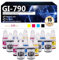 CFDFDA Compatible Encre GI-790 (135 ml/70 ML) Remplacement pour GI-790 Bouteille d'encre GI 790 pour Canon PIXMA G1000 G1010 G2000 G2002 G2010 G3000 G3010 G4000 G4010 Imprimante,3 Set