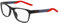 Nike Brillen 5058 006 BLACK/UNIVERSITY RED 48/16/135 Jungen
