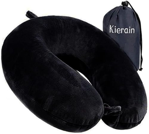 kierain Nackenkissen Flugzeug Reisekissen Memory Foam Nackenkissen Stützkissen luxuriöses kompaktes und leichtes Quick Pack für Camping Schlafrestkissen