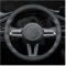 Auto Lenkradbezug, für Audi Q5 2008-2024/Audi Q5 Sportback 2020-2024 Anti Rutsch Lenkradabdeckung Lenkradschoner, Auto lenkradschutz Zubehör,B-O 38cm