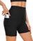 BLONGW Radlerhose Damen mit Taschen Kurze Sporthose High Waisted Sport Shorts Damen Workout Yoga Running Gym Tennis kurz Leggings