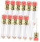 DRESSOOS 12pièces Tubes De Lip Gloss Vides Forme De Crayon Contenants Miniatures Recharges Transparente Pour Huile à Et Gloss Pratiques Et