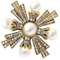 LIFKOME Vintage Kreuz Brosche für Damen Barockstil Anstecknadel Dekorative Brosche für Hochzeiten und Formelle Anlässe Leicht und Langlebig Exquisites für Frauen