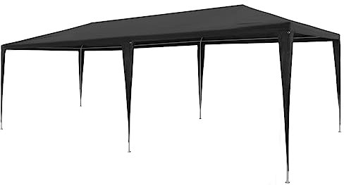 Haus & Garten Möbel Partyzelt 3x6m PE Anthrazit