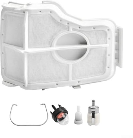 Set di 4 filtri dell'aria per motosega Echo CS-310 con lampadina e valvola, aumenta le prestazioni e prolunga la durata dell'attrezzatura