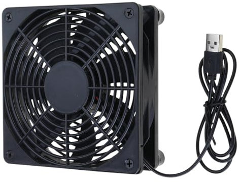 USB Powered Cooling Fan Stand 120mm For Router Rack Sound Video Networks Cabinet Server Workstations Minings Machine Router Coolers