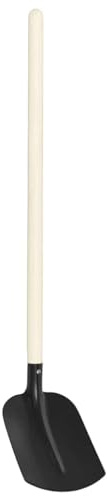 vidaXL Schaufelkopf 4 pcs Schwarz 34,5 x 24 cm, Moderne, langlebige Gartenwerkzeuge, vielseitiger Schaufel zum Graben, Schnee räumen, wetterfestes Outdoor-Spaten