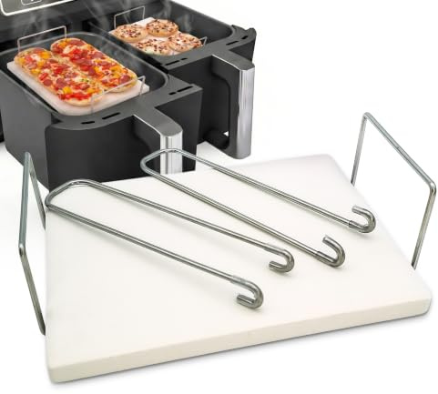 WunderFry - Pizzastein für Airfryer kompatibel mit Ninja, Cosori