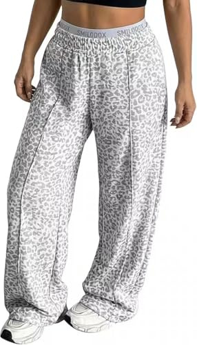 SMILODOX Jogginghose Damen Siara, Bequeme & stylische Freizeithose mit elastischem Bund und Seitentaschen, Trainingshose mit verstellbarem Beinabschluss im Oversize Fit, Für Fitness, Yoga & Freizeit