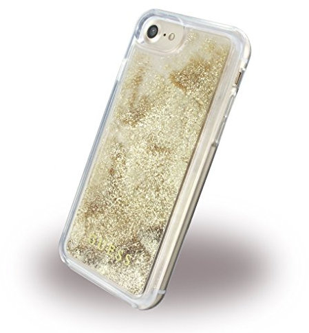 Guess Liquid Hard Case for iPhone 6/6S/7/8 - Gold Glitter