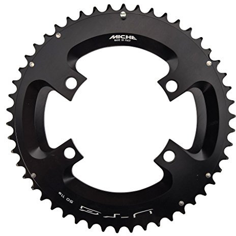 Miche Unisex – Erwachsene Super11 UTG Shim Kettenblatt, Schwarz, One Size