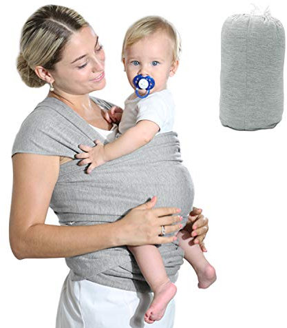HyAdierTech Babytragetuch Kindertragetuch Bauchtrage Sling, Elastisch für Neugeborene und Kleinkinder Innerhalb 16 KG