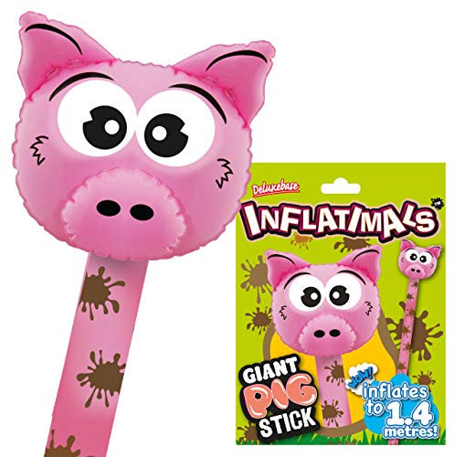 Inflatimals - Schwein von Deluxebase. Riesiges Aufblasbares Meerestier Spielzeug. Perfektes Partygeschenk oder Partydekoration für Kinder