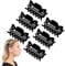 Basic Sense 1.6 inch Hair Claws, Durable & Sturdy Non-Slip Grip Classic Design Clamps, Jaw Clips, Small 6pcs set Matt Black