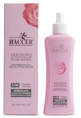 Haccer 100% natürliches Rosenwasser, 200 ml