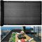 YZJL Außen Privacy Protection Deck Windschutzscheibe Wasserdicht Eyelet Und Seil Dekorative Zäune for Sichtbarkeit Blocking and Home Schutz Gartensichtschutz (Color : Black, Size : 0.9x2m)