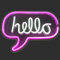 Hello Neonlicht LED Schild USB Beleuchtung pink weiß Leuchtreklame Reklame Licht Kunst Neonlichter Bar Party Wand Dekoration Weihnachten Geburtstag Wohnzimmer Kindergeschenk dekorative Wandbeleuchtung